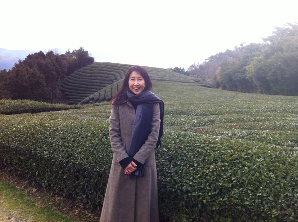 Misako in love with tea