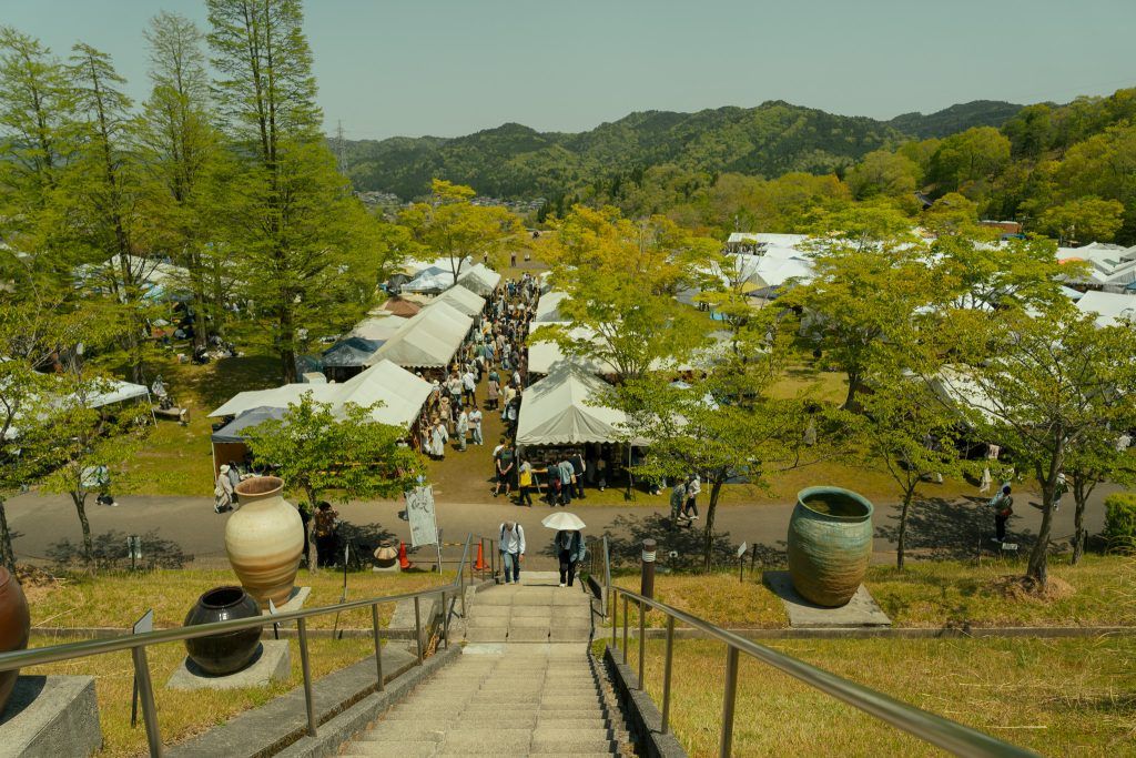 Crafts fair in Shigaraki