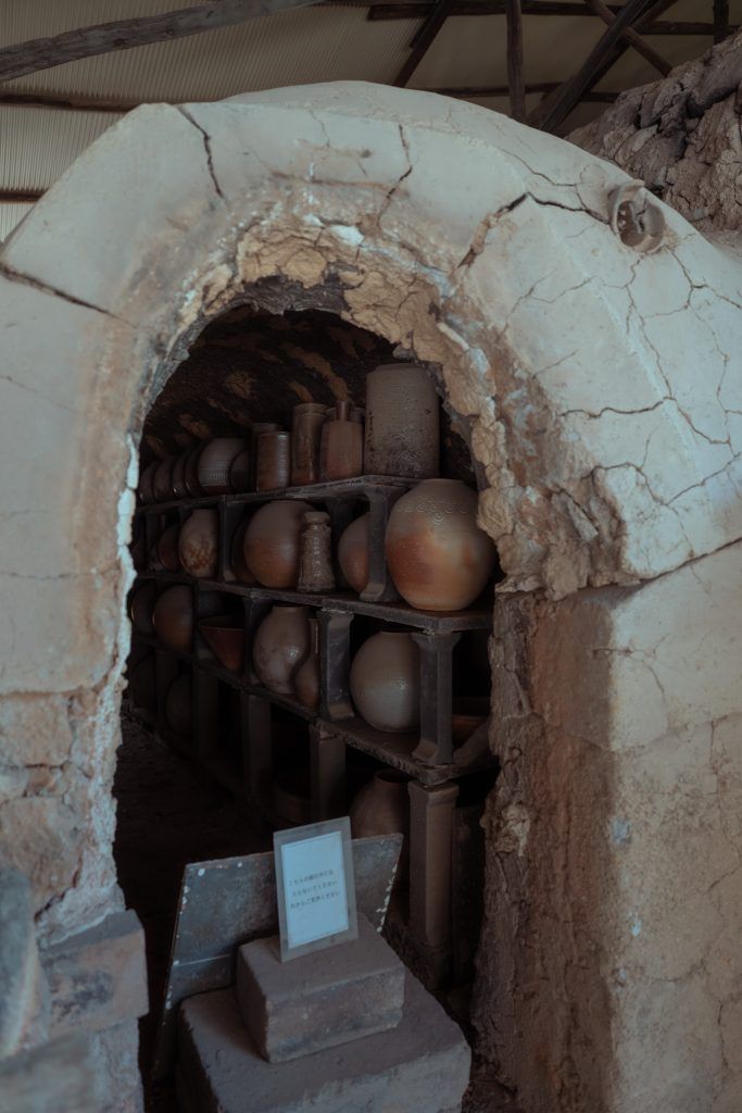 Inside of a Japanese Climbing Kiln