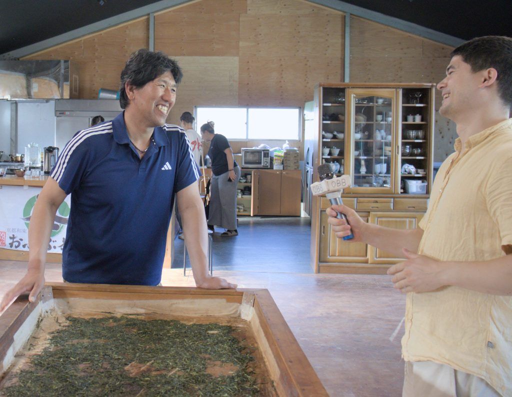 Interviewing Hosoi-san